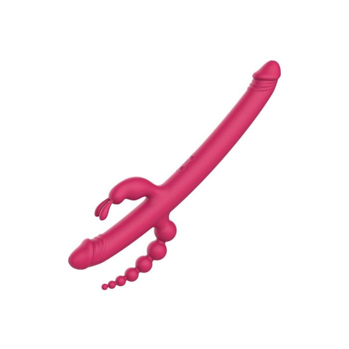 Consolador de Doble Penetración Dream Toys Essentials Rosa 3 Consolador de Doble Penetración Dream Toys Essentials Rosa 3