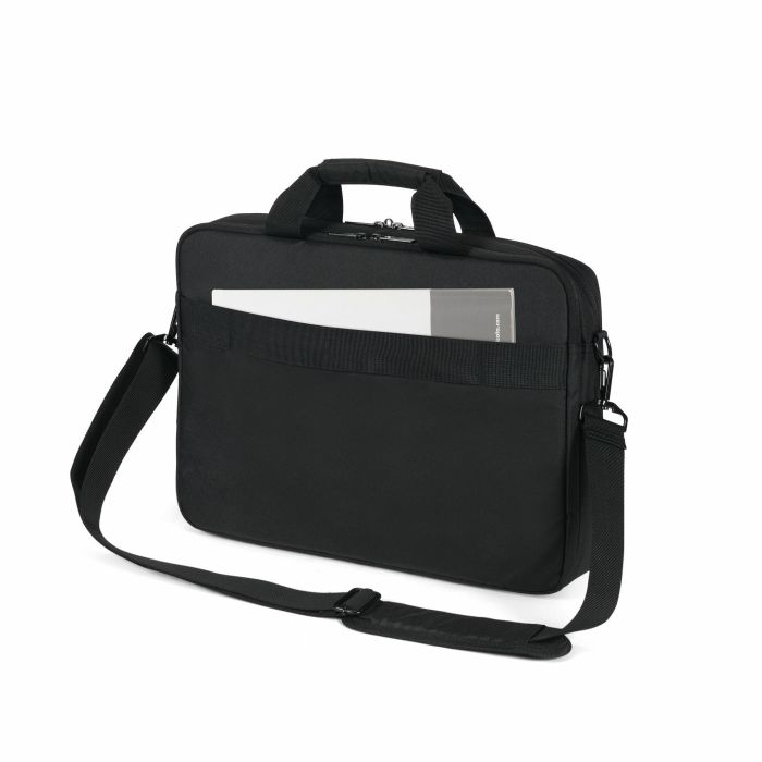 Dicota Maletín Portátil Eco Top Traveller CORE 13-14.1" PET Reciclado Negro Acolchado HDF Repelente Agua Protección RFID 5