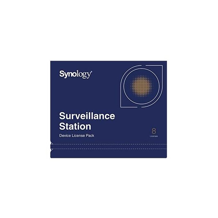 Synology DEVICE LICENSE (X 8) Licencia Física Surveillance Device License Pack, 8 Dispositivos para Surveillance Station