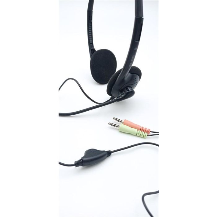 Elbe AU-660-MIC Auriculares Teletrabajo con Micrófono para Oficina y Hogar, Ligeros y Confortables, con Reducción de Ruido 2