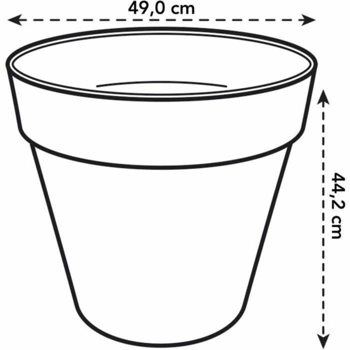 Maceta Elho Ø 50 cm Plástico Redondo Redonda Moderno 3 Maceta Elho Ø 50 cm Plástico Redondo Redonda Moderno 3