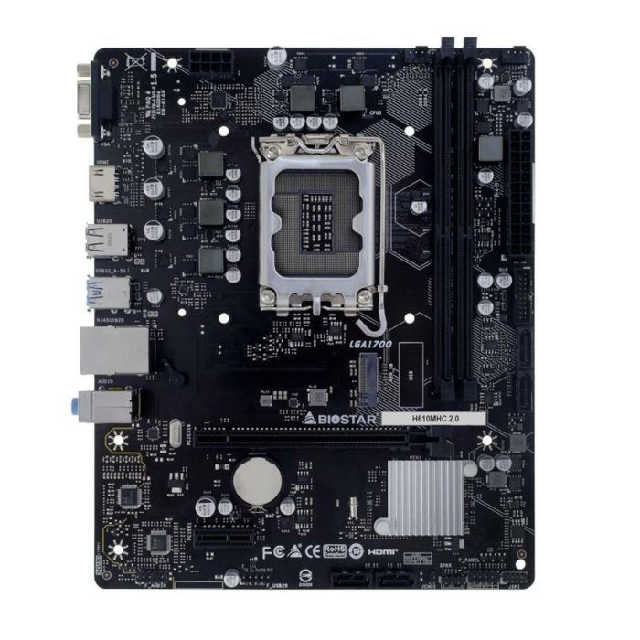 BIOSTAR H610MHC 2.0 Placa Base para Intel Socket 1700 10