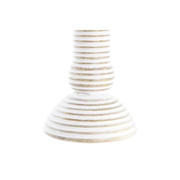 DKD Home Decor Portavela Indio de Madera de Mango y Hierro, Natural Blanco, 15x15x53 cm, Set de 2 1 DKD Home Decor Portavela Indio de Madera de Mango y Hierro, Natural Blanco, 15x15x53 cm, Set de 2 1