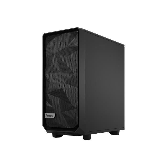 Fractal Design Meshify 2 Compact Negro - Torre PC ATX, Vidrio Templado, 2x140mm + 1x120mm Ventiladores, FD-C-MES2C-03 2