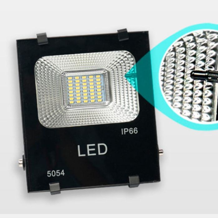 Foco Proyector LED 30W 3.000Lm 6000ºK Solar Sensor 30W + Control Remoto Panel 6V/12W 40.000H  [HO-626003-CW] 5