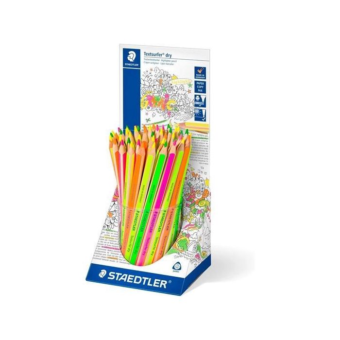 Staedtler Lápices De Colores Textsurfer Dry Fluorescentes Surtidos Expositor 48 Ud