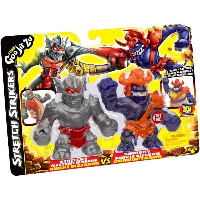 Strikers Blaz vs Corr Figura Duo 11cm - HERoeS OF GOO JIT ZU - Lucha épica con armadura de guerrero 2 Strikers Blaz vs Corr Figura Duo 11cm - HERoeS OF GOO JIT ZU - Lucha épica con armadura de guerrero 2