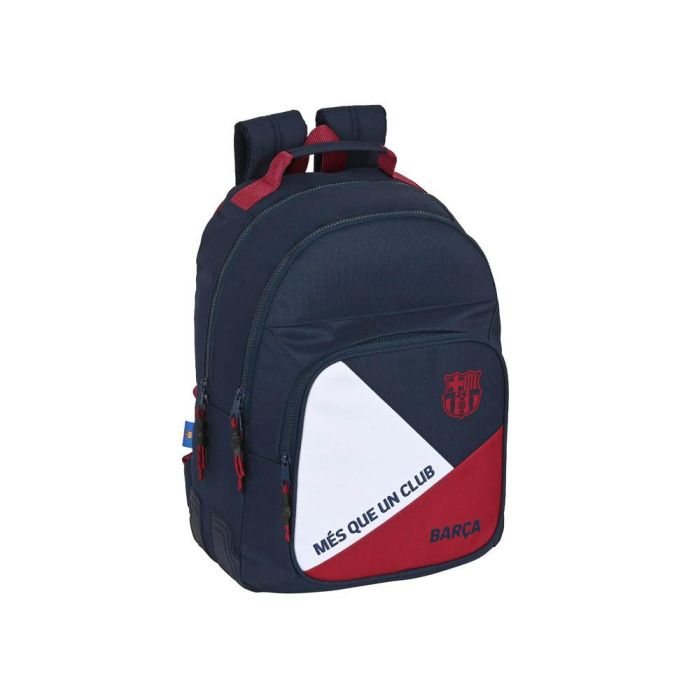 Mochila Escolar F.C. Barcelona Azul Granate (32 x 42 x 15 cm)