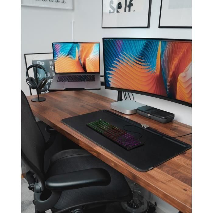Mobility Lab ML306858 Teclado con Cable e Iluminación RGB, con Teclas Redondas, Distribución AZERTY, Color Negro 5 Mobility Lab ML306858 Teclado con Cable e Iluminación RGB, con Teclas Redondas, Distribución AZERTY, Color Negro 5