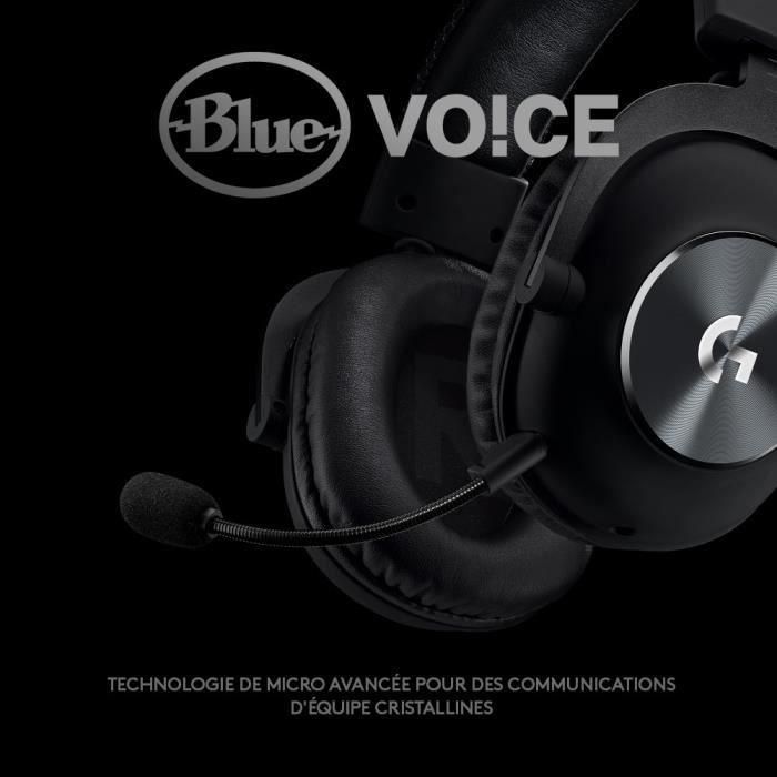 Logitech Pro Gaming X Auriculares con BLUE VO!CE y DTS Headphone:X 2.0 para sonido envolvente de 7.1 canales 1