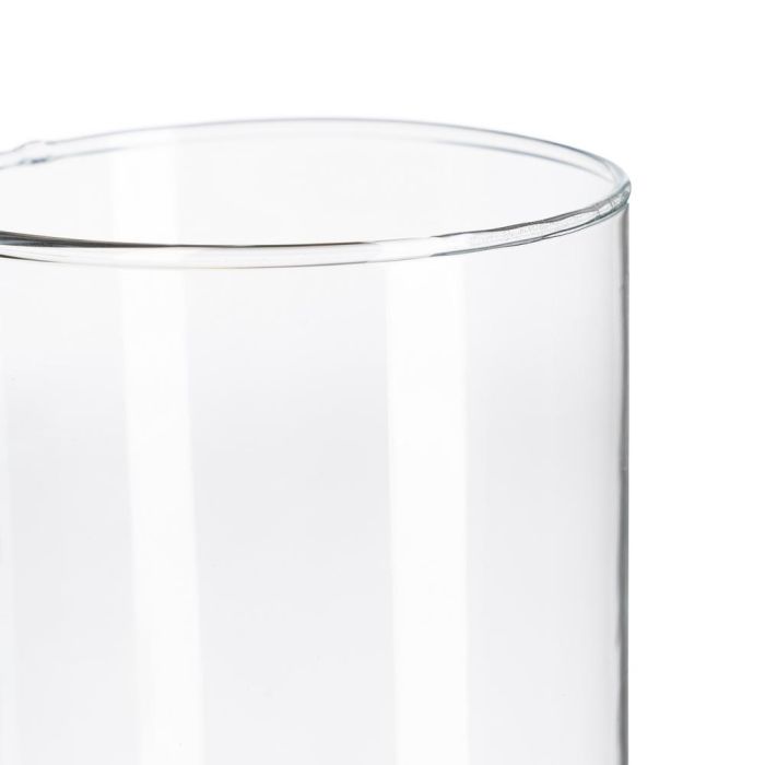 Jarrón Cilíndrico Cristal Decoración 10 X 10 X 30 cm