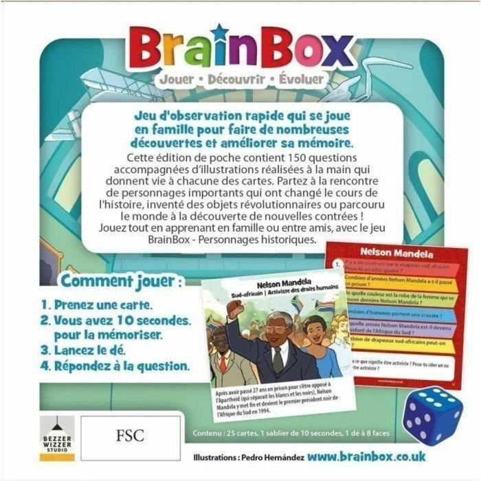 Juego Educativo Brainbox personnages historiques 1 Juego Educativo Brainbox personnages historiques 1