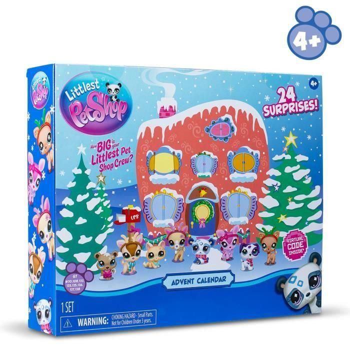 Bandai BAN3701405825102 Calendario de Adviento Littlest Pet Shop con sorpresas diarias 4