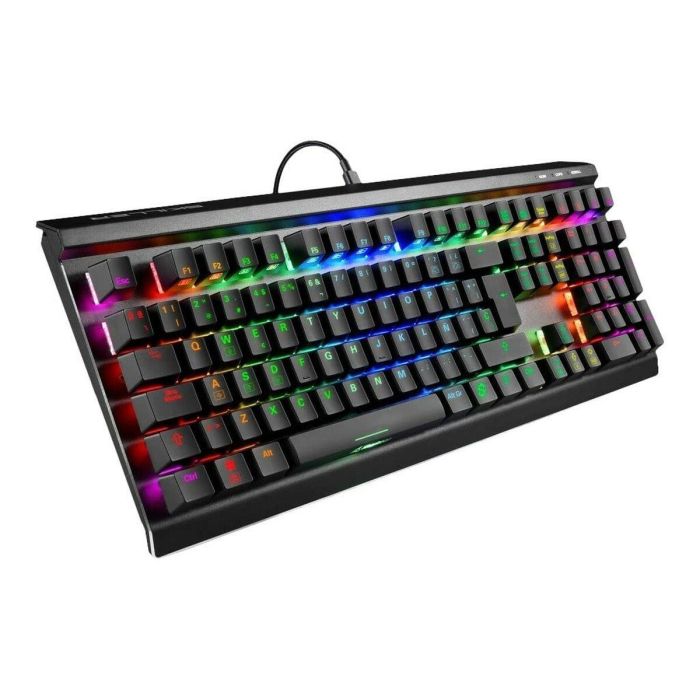 Sharkoon SKILLER SGK60 Teclado Mecánico Gaming QWERTY Español USB, Interruptores Kailh BOX Rojos Lineales, PBT, Aluminio Negro 1 Sharkoon SKILLER SGK60 Teclado Mecánico Gaming QWERTY Español USB, Interruptores Kailh BOX Rojos Lineales, PBT, Aluminio Negro 1