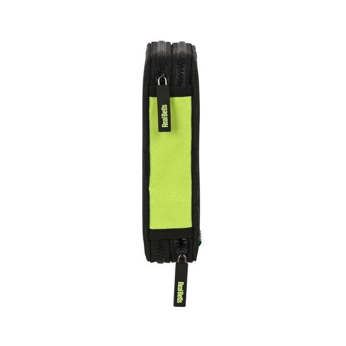 Plumier Doble Real Betis Balompié Negro Lima 12.5 x 19.5 x 4 cm (28 piezas) 1