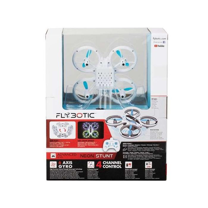 Dron acrobatico neon transmisión 2.4ghz de 3 canales y luces led en vibrantes tonos azul y verde 1 Dron acrobatico neon transmisión 2.4ghz de 3 canales y luces led en vibrantes tonos azul y verde 1