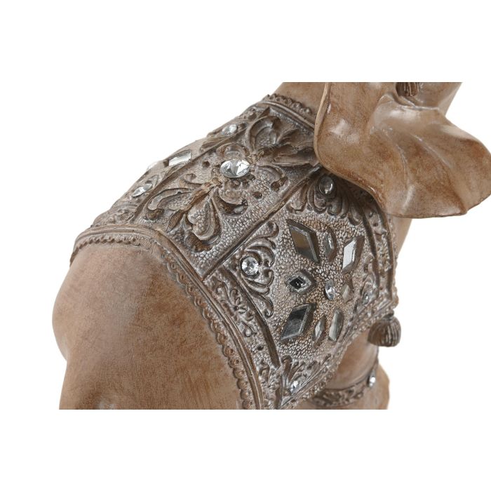 Figura Indio DKD Home Decor Beige 11.5 x 25 x 24.5 cm (4 Unidades) 2 Figura Indio DKD Home Decor Beige 11.5 x 25 x 24.5 cm (4 Unidades) 2