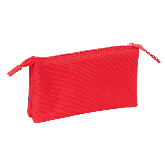 Portatodo Triple Atlético Madrid Rojo 22 x 12 x 3 cm 1