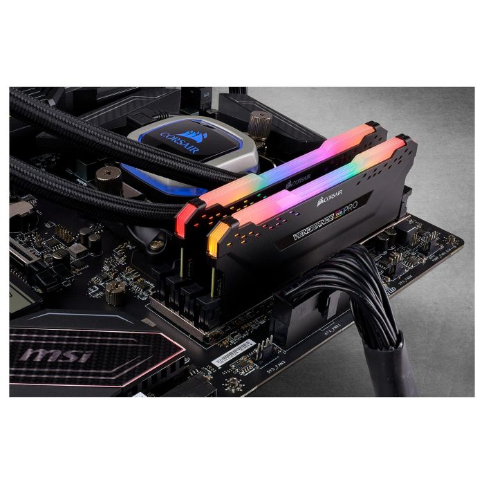 Corsair 3200 16GB (2x8GB) DDR4 Vengeance RGB Negro 3 Corsair 3200 16GB (2x8GB) DDR4 Vengeance RGB Negro 3