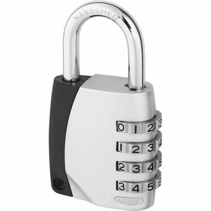 Abus Candado de combinación 155/40 B/DFNLI - Arco de acero - Código digital de tres dígitos personalizable 1