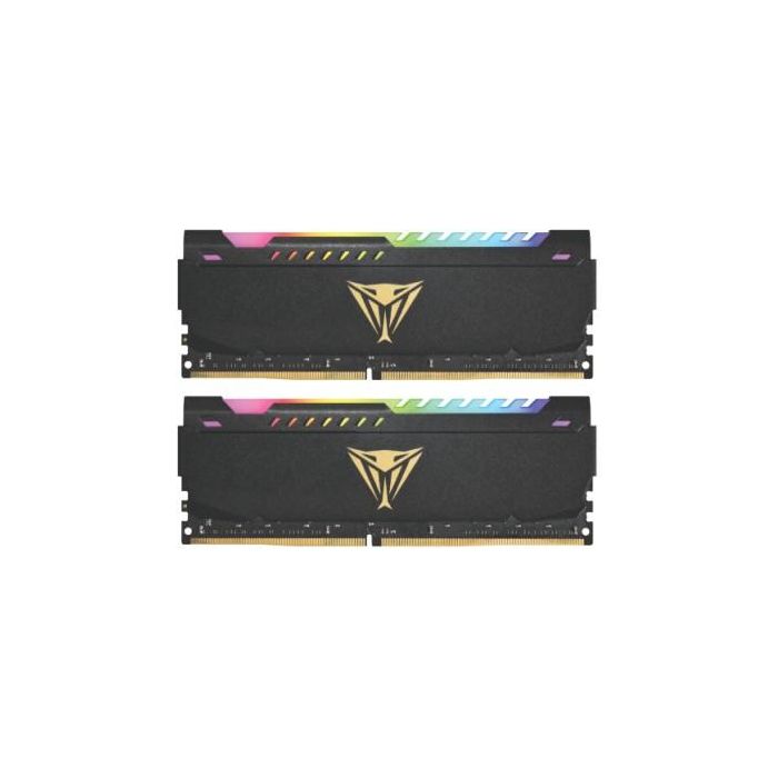 Patriot PVSR432G360C8K Viper Steel RGB 32GB (2x16GB) DDR4 3600MHz DIMM CL18 Intel XMP Dual-Kit Negro para PC