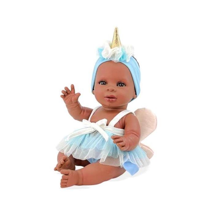 Andrea baby mulata unicornio azul ref: 3137-24 38 cm Andrea baby mulata unicornio azul ref: 3137-24 38 cm