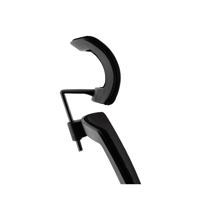 Q-connect Silla de Dirección Ergonómica con Respaldo Alto y Reposacabezas Ajustable, Base Metálica, Color Negro 6 Q-connect Silla de Dirección Ergonómica con Respaldo Alto y Reposacabezas Ajustable, Base Metálica, Color Negro 6