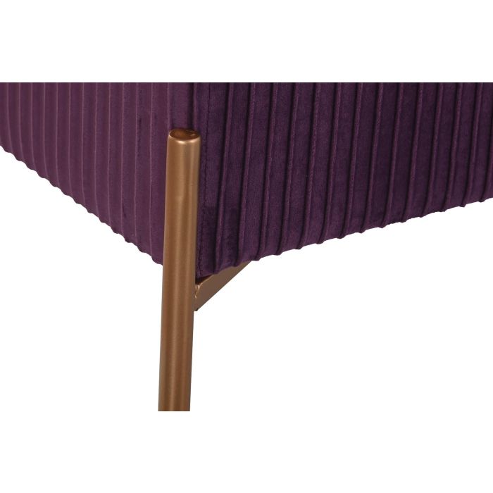 Descalzadora Glam DKD Home Decor Purpura Dorado 43 x 46 x 115 cm 5 Descalzadora Glam DKD Home Decor Purpura Dorado 43 x 46 x 115 cm 5