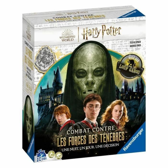 Ravensburger 27354 Juegos de mesa de Harry Potter Combate contra las fuerzas de la oscuridad, basado en el juego Hombre Lobo, Para 9 años 1