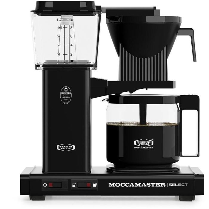 Moccamaster KBG Select Cafetera de Filtro Negra 1.25 L 10 Tazas 1520W