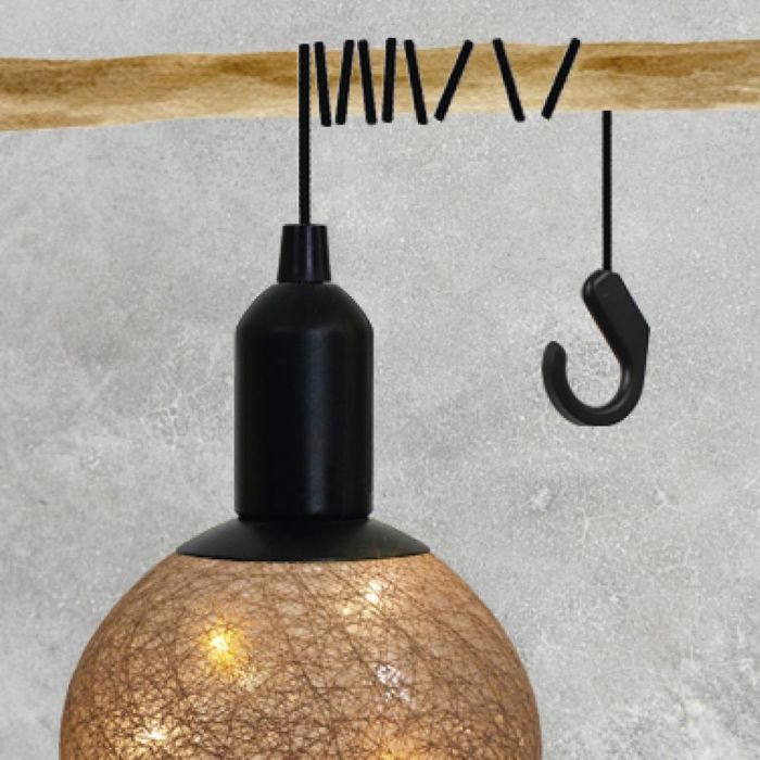 Home Deco Factory Bola Led Colgar Beige Diámetro 15 cm Luz Cálida Pilas AAA 4 Home Deco Factory Bola Led Colgar Beige Diámetro 15 cm Luz Cálida Pilas AAA 4