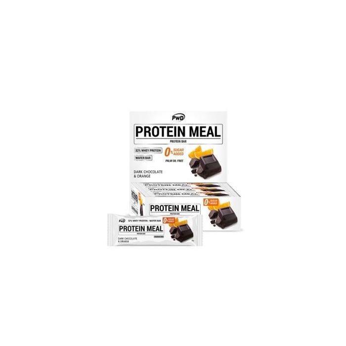 Protein Meal Barritas Chocolate Negro-Naranja 12U Protein Meal Barritas Chocolate Negro-Naranja 12U