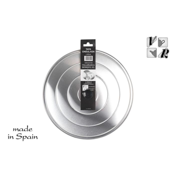 Tapa Ondulada de Aluminio 40 cm - VR (6 Unidades) Tapa Ondulada de Aluminio 40 cm - VR (6 Unidades)