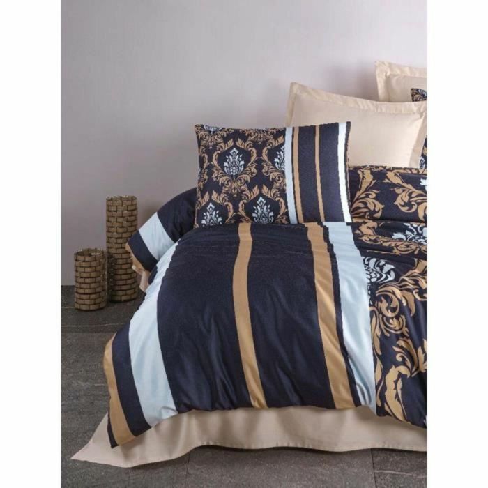 Juego de Cama ASI8684282835097 - 1 Funda Nórdica 220x240 cm + 2 Fundas Almohada 60x60 cm - 100% Poliéster Microsatín Azul 3 Juego de Cama ASI8684282835097 - 1 Funda Nórdica 220x240 cm + 2 Fundas Almohada 60x60 cm - 100% Poliéster Microsatín Azul 3