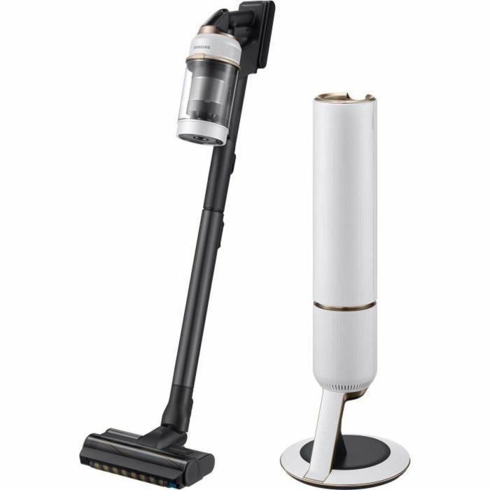 Samsung VS20B95823W Bespoke Jet Plus Pet Aspirador Escoba, Estación de Limpieza 2.0, 580 W, 210 AW