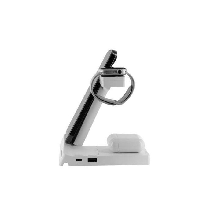 Cargador Inalámbrico Muvit MCWIR0012 Blanco 1 Cargador Inalámbrico Muvit MCWIR0012 Blanco 1