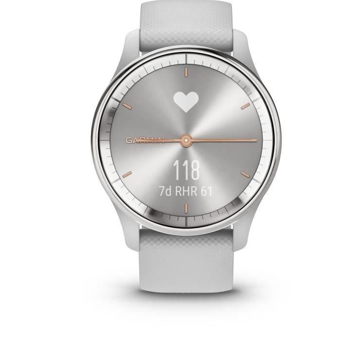Garmin GAR0753759309459 Vivomove - Reloj conectado de tendencia - Silicona - Mist Grey WW 3
