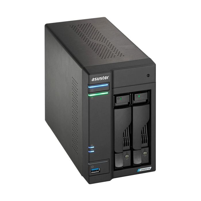 Asustor AS6702T LOCKERSTOR 2 Gen2 NAS Escritorio, Intel Celeron N5105, 4GB DDR4 2933MHz, 2.5GbE, para HDD/SSD y M.2, Negro 5