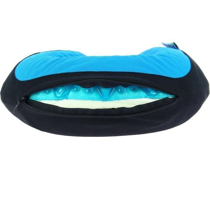 Soporte cervical de gel - KINE TRAVEL - 169803 - Negro y azul 1