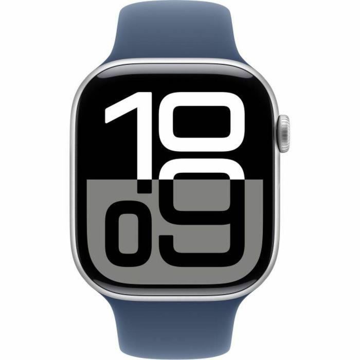 Apple Watch Series 10 GPS + Cellular 46 mm Caja de aluminio plateada Correa deportiva vaquera S/M 5 Apple Watch Series 10 GPS + Cellular 46 mm Caja de aluminio plateada Correa deportiva vaquera S/M 5