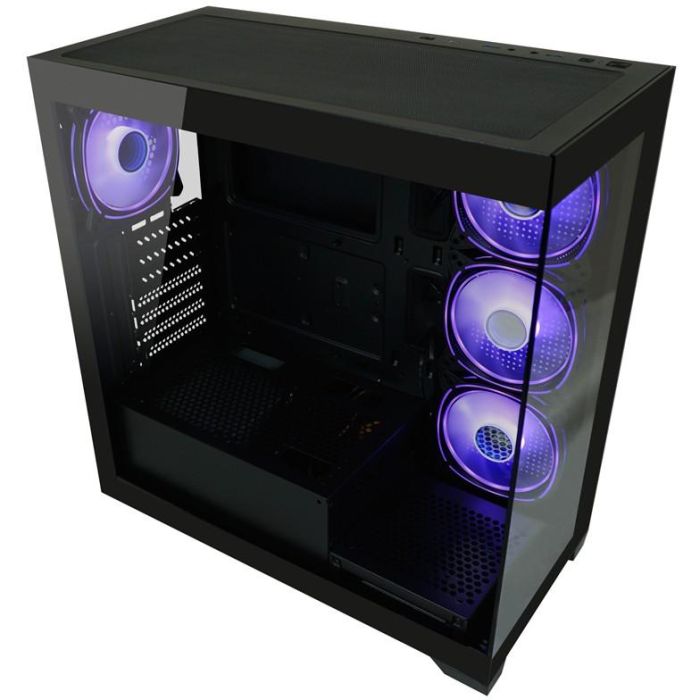 LC-Power LC-715B-ON Midi Tower ATX/microATX/Mini-ITX Negro Cristal Templado para Gaming 21