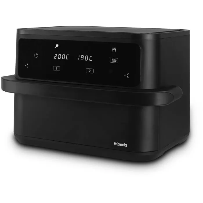 Hkoenig Freidora sin Aceite FRY960 - Capacidad 10L convertible a 5L - 8 programas - 2400W 2