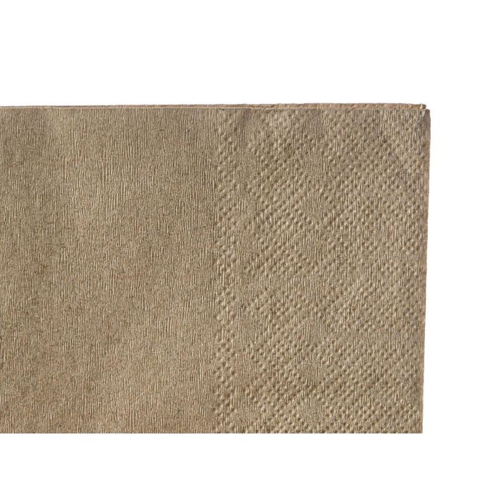 Set 50 Servilletas Kinvara 33x33 cm Marrón - Papel (16 Unidades) 3