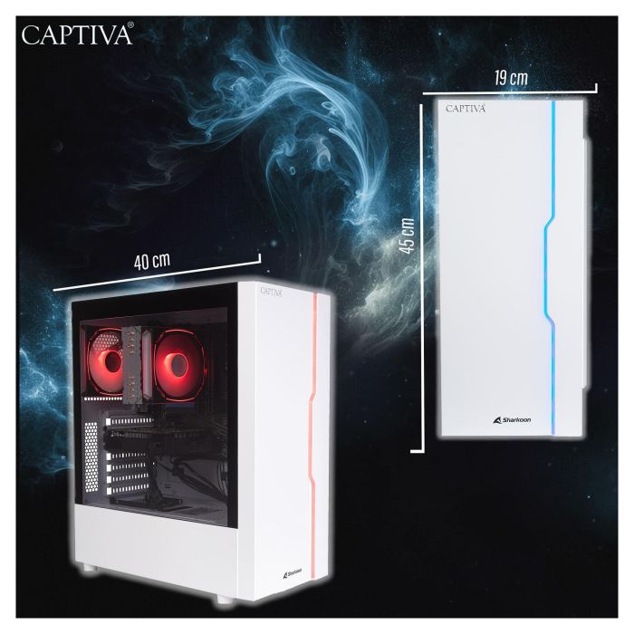 Captiva I78-346 PC Gaming Intel Core i5, 32 GB DDR4-SDRAM, 1 TB SSD, NVIDIA GeForce RTX 3060, Windows 11 Home 15