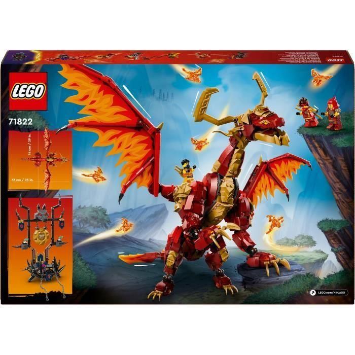LEGO 71822 NINJAGO El Dragón Fuente de Movimiento - Juguete ninja con 6 minifiguras 5