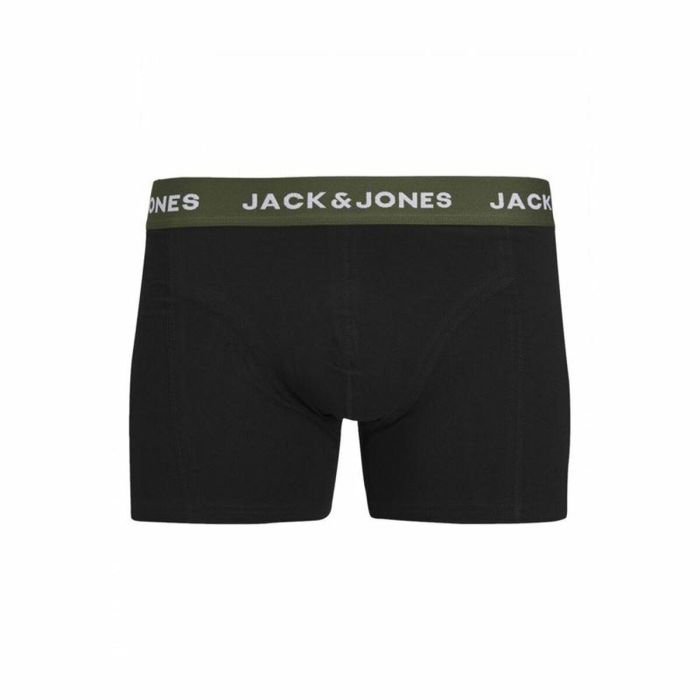 Bóxer de Hombre Jack & Jones Jacaron Solid Trunks Negro 3