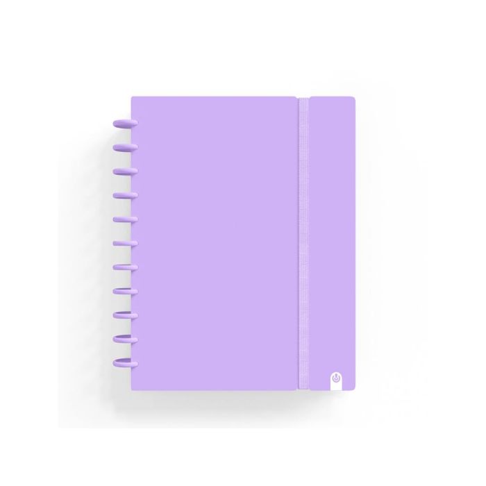 Cuaderno Carchivo Ingeniox Foam A5 80H Cuadricula Malva Pastel