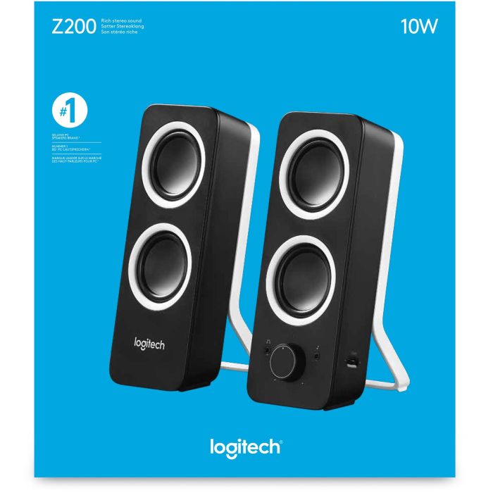 Logitech Z200 Altavoces 2.0 Midnight 6