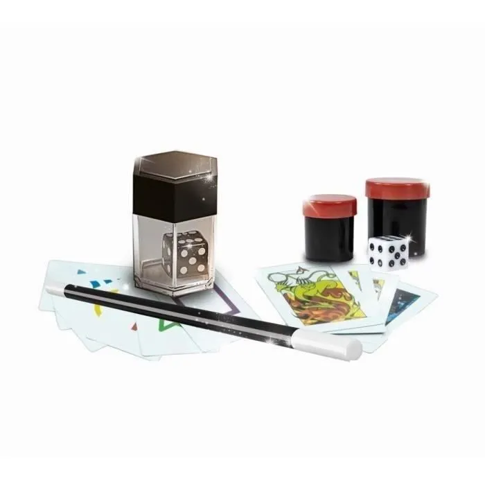 Clementoni 8005125528165 Caja de dados mágicos - 20 rondas - A partir de 7 años 2