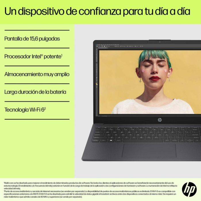HP Laptop 15-fd0234ns Intel® Core™ i7 i7-1355U Portátil 39,6 cm (15.6") Full HD 16 GB DDR4-SDRAM 512 GB SSD Wi-Fi 6E (802.11ax) FreeDOS Plata 17 HP Laptop 15-fd0234ns Intel® Core™ i7 i7-1355U Portátil 39,6 cm (15.6") Full HD 16 GB DDR4-SDRAM 512 GB SSD Wi-Fi 6E (802.11ax) FreeDOS Plata 17